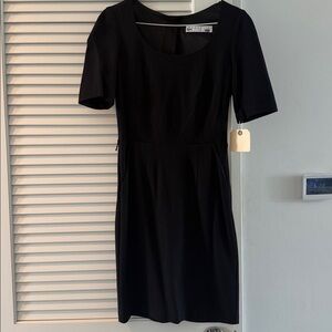 Trina Turk Classic Black Long Sleeve Dress